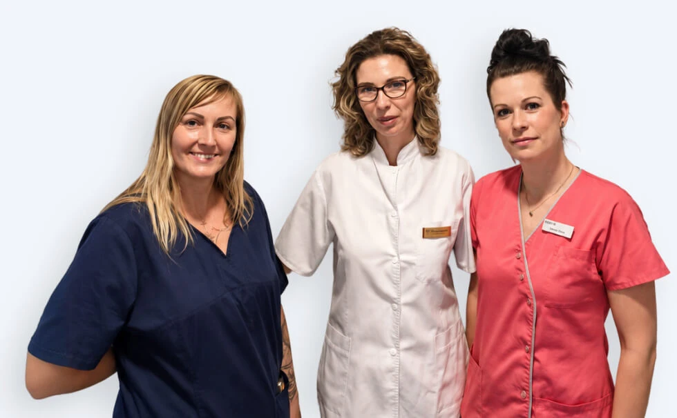 Gruppenfoto Des Praxisteams